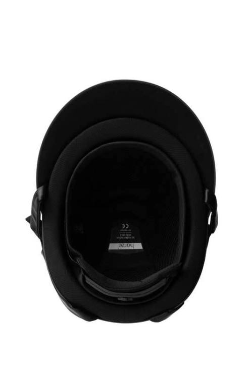 Kask jeździecki z wyjmowaną wyściółką memory Horze Aurora w kolorze czarnym