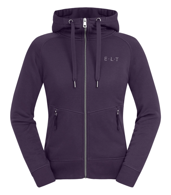 Bluza jeździecka rozpinana ELT Orlando w kolorze fioletowym