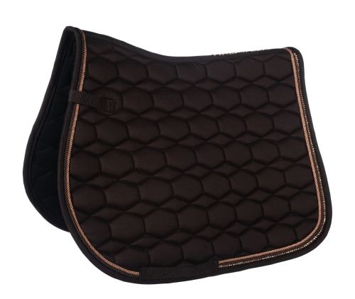 HKM czaprak GLAMOUR brown/rosegold