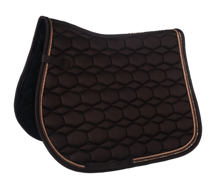 HKM czaprak GLAMOUR brown/rosegold