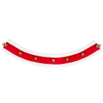 YORK uprząż z dzwonkami CHRISTMAS czerwona