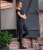 Bryczesy z wysokim stanem ELT Comfort Glam w kolorze granatowym