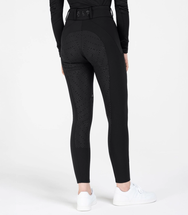 Legginsy jeździeckie zimowe ELT Rena w kolorze czarnym