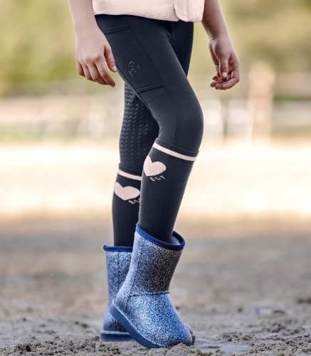 Buty stajenne ocieplane ELT Rainless w kolorze deepblue/lucky