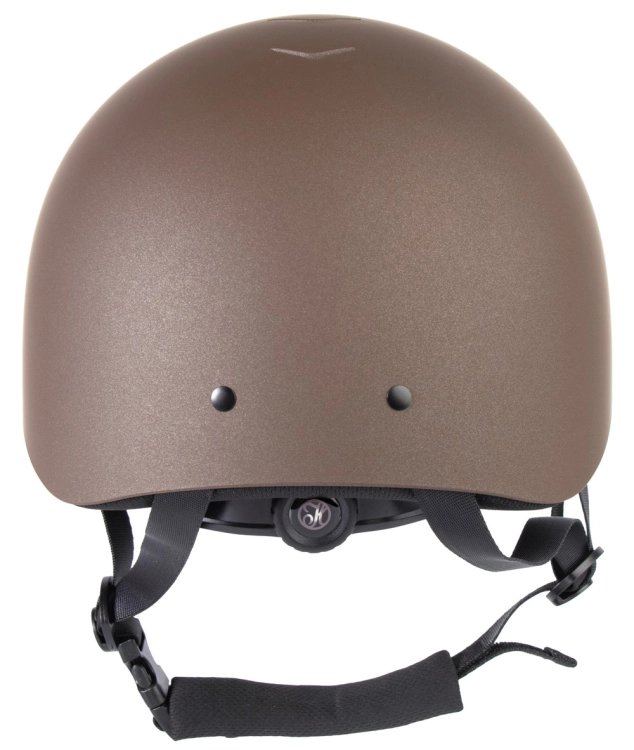 Kask jeździecki z regulacją Harry's Horse Pro F2 Matt Crystal w kolorze brązowym