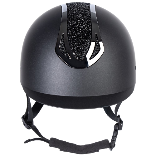 Kask jeździecki z kryształkami Harry's Horse Pro F2 Matt Crystal w kolorze czarnym
