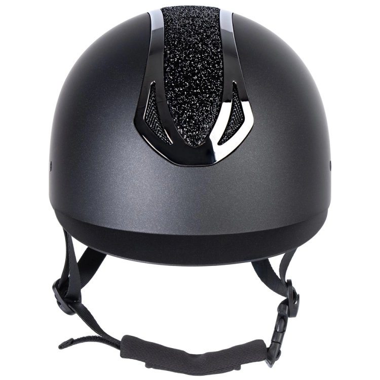 Kask jeździecki z kryształkami Harry's Horse Pro F2 Matt Crystal w kolorze czarnym
