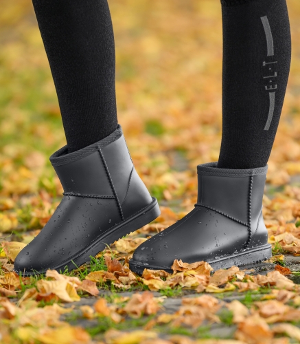 Buty stajenne zimowe z krótką cholewką ELT Rainless Short w kolorze grafitowym