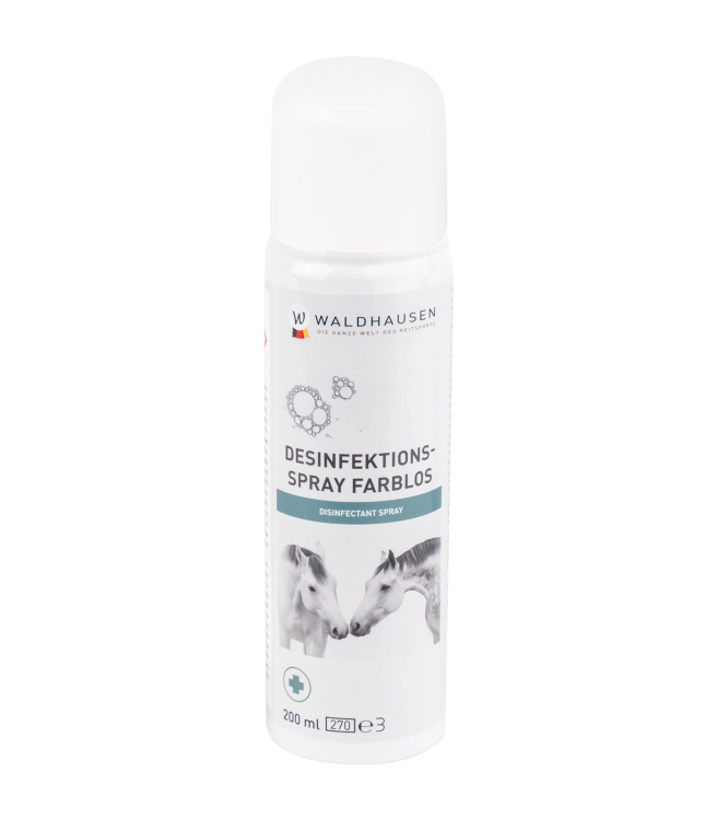 Spray do dezynfekcji sprzętu jeździeckiego bezbarwny Waldhausen Disinfectant 200ml