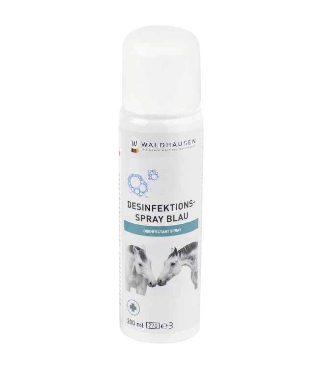 Spray do dezynfekcji sprzętu jeździeckiego niebieski Waldhausen Disinfectant Blue 200ml