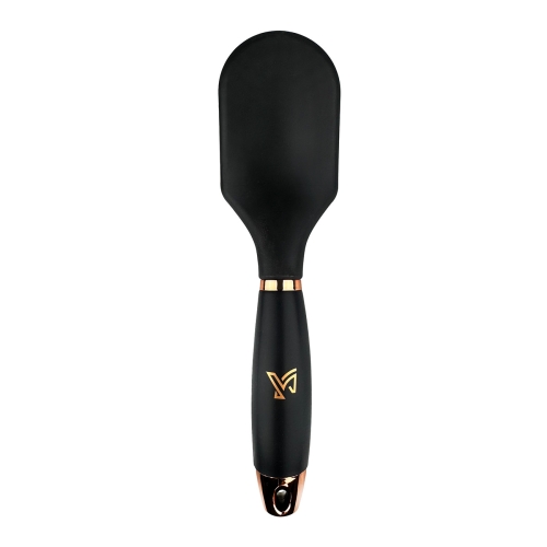 Szczotka do czesania konia York Melody w kolorze czarnym z rosegold