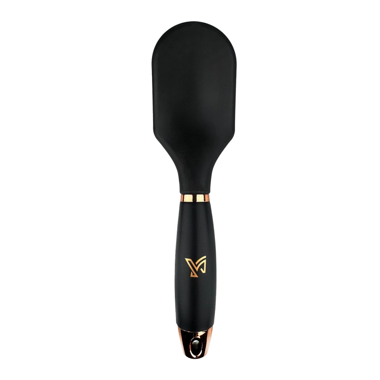 Szczotka do czesania konia York Melody w kolorze czarnym z rosegold