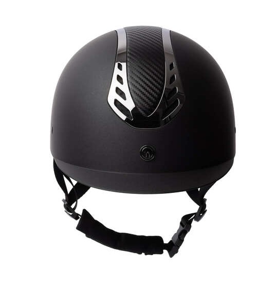 Kask jeździecki ze standardowym daszkiem Horze Caliber Black Carbon