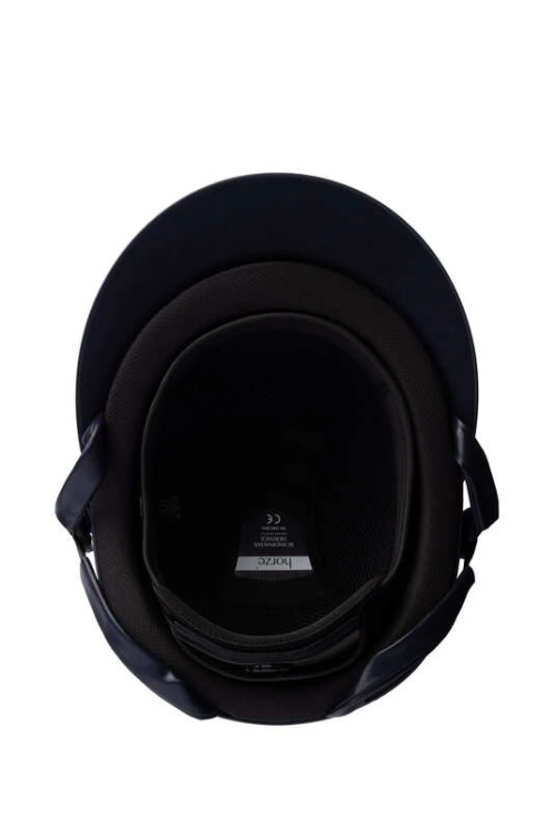 Kask jeździecki z wyjmowaną wyściółką Horze Altitude w kolorze granatowym z rosegold