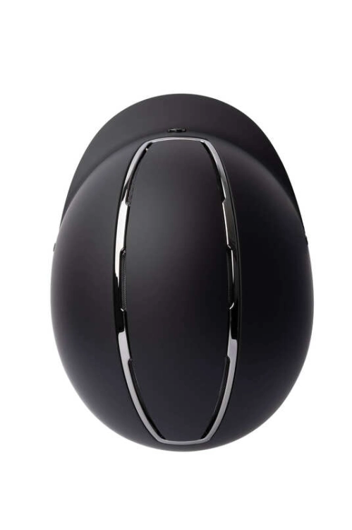 Kask jeździecki z ozdobnym panelem Horze Aerion w kolorze black