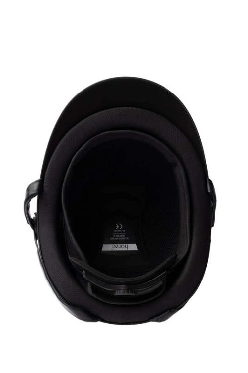 Kask jeździecki z wyjmowaną wyściółką Horze Aerion w kolorze black/black