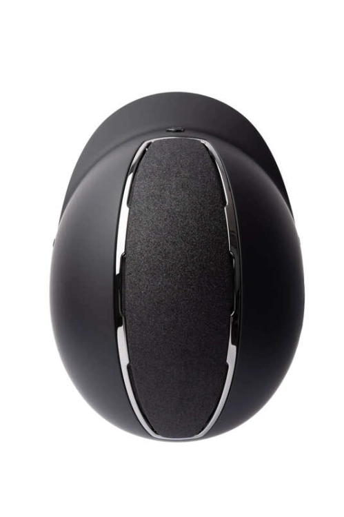 Kask jeździecki z ozdobnym panelem Horze Aerion w kolorze black/black