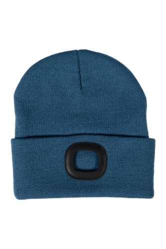 HKM czapka z latarką HONEY blue
