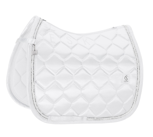 Czaprak Eskadron Classic Sports Satin Frills w kolorze białym