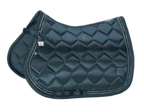 Czaprak Eskadron Classic Sports Satin Frills w kolorze niebieskim