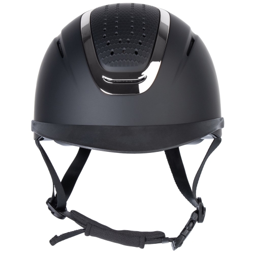 Kask jeździecki z wąskim daszkiem Harry's Horse Mont Denali II w kolorze czarnym