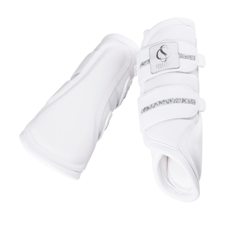 Ochraniacze dla konia Eskadron Classic Sports Softshell Jewel w kolorze białym