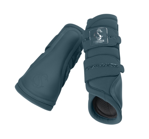 Ochraniacze dla konia Eskadron Classic Sports Softshell Jewel w kolorze niebieskim