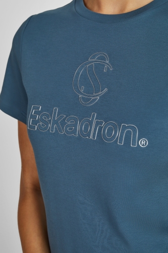 Koszulka jeździecka Eskadron T-Shirt w kolorze niebieskim