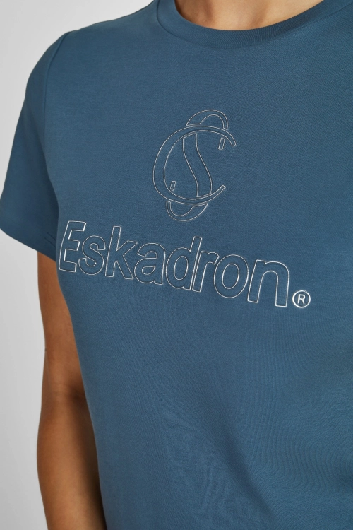 Koszulka jeździecka Eskadron T-Shirt w kolorze niebieskim