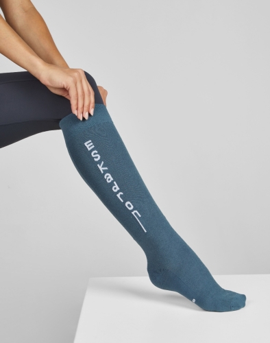 Podkolanówki jeździeckie Eskadron Classic Sports Kneesocks w kolorze niebieskim
