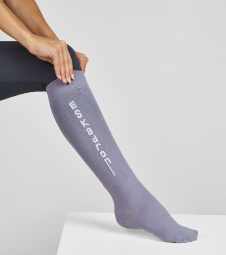 Podkolanówki jeździeckie Eskadron Classic Sports Kneesocks w kolorze szarym