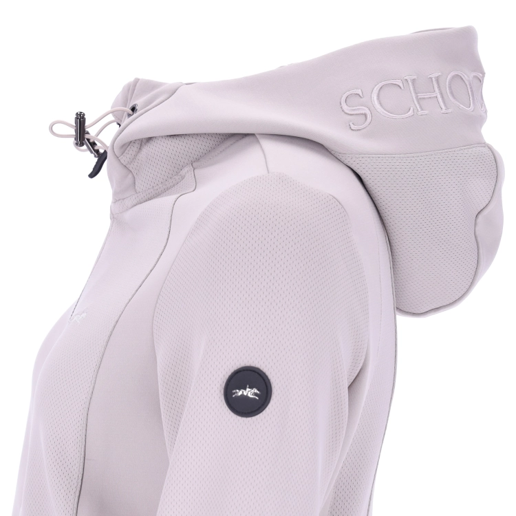 Bluza do jazdy konnej z kapturem Schockemöhle Savina w kolorze beżowym
