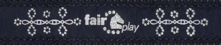 Kantar dla konia z nadrukiem Fair Play Dion w kolorze granatowym