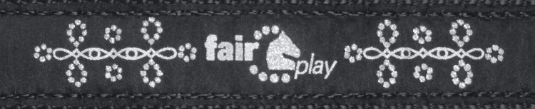 Kantar dla konia z nadrukiem Fair Play Dion w kolorze szarym
