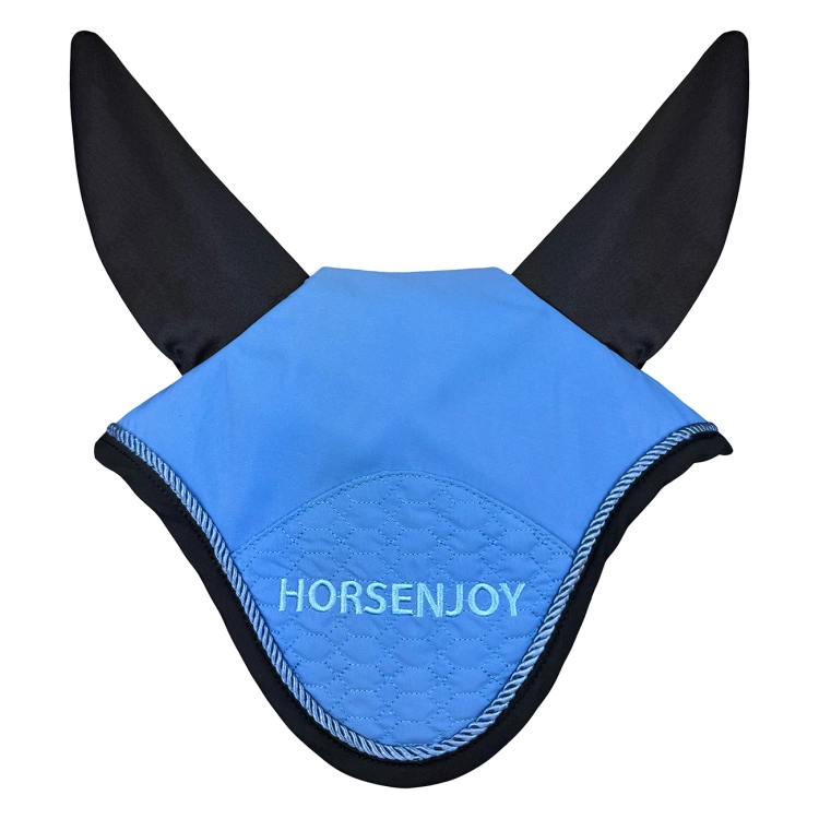 Nauszniki dla konia Horsenjoy Hexafit w kolorze jeans
