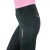 Legginsy jeździeckie dziewczęce na lato Horsenjoy Born To Ride w kolorze czarno-różowym
