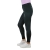 Legginsy do jazdy konnej dziecięce na lato Horsenjoy Born To Ride w kolorze czarno-szarym