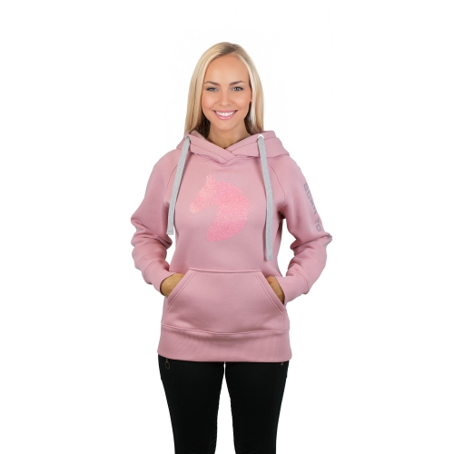 Bluza do jazdy konnej damska Horsenjoy Born To Ride w kolorze różowym