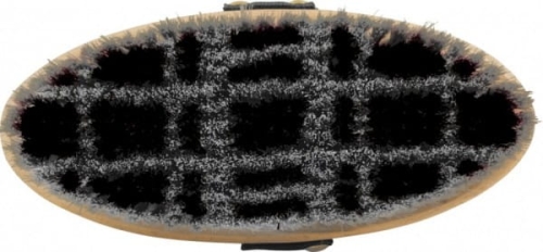 Szczotka dla konia York Karo w kolorze szarym