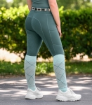 ELT podkolanówki ARGYLE mint green