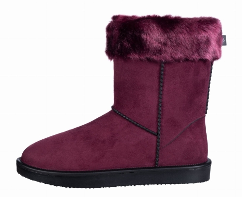 HKM Buty na każdą pogode DAVOS Wywijane bordowe