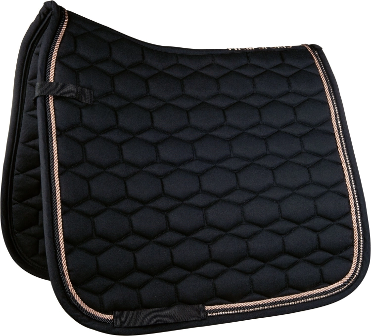 HKM czaprak GLAMOUR black/rosegold