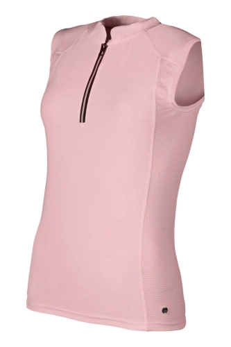 Bluzka do jazdy konnej na lato HKM Hannah w kolorze różowym