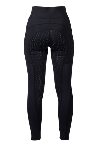 Legginsy do jazdy konnej na lato HKM Mesh II w kolorze granatowym