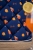 Czaprak dla konia z nadrukiem HKM Splash w kolorze darkblue/orange