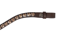 HKM naczółek AMOUR brown/champagne