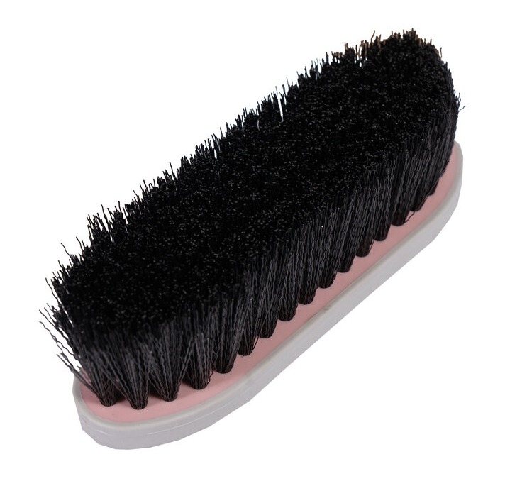 Szczotka dla konia do wymiatania kurzu HKM Dandy Soft w kolorze różowym