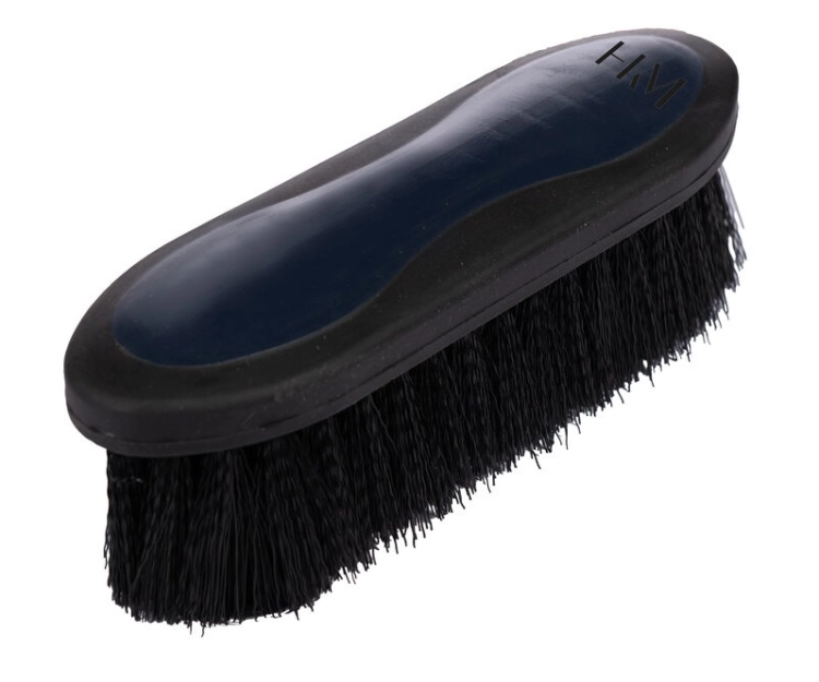 Szczotka dla konia z długim włosiem HKM Dandy Soft w kolorze granatowym