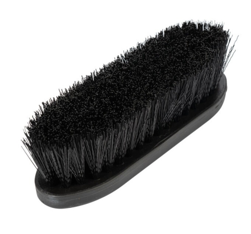 Szczotka dla konia do wymiatania kurzu HKM Dandy Soft w kolorze czarnym
