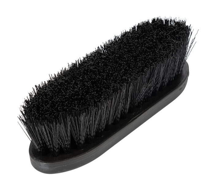 Szczotka dla konia do wymiatania kurzu HKM Dandy Soft w kolorze czarnym